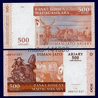 Мадагаскар 500 ариари 2004г. ПРЕСС. UNC