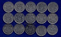 Набор монет 5 копеек 1992-2015гг (14шт)