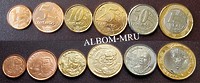 Бразилия. Набор 6 монет. 2003-2017г. UNC.