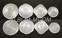 Бирма набор монет 1966г. Генерал Аун Сан (4 монеты) XF/UNC
