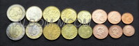 Люксембург набор 8 монет евро 2003 - 2010 год. 1, 2, 5, 10, 20, 50 центов, 1, 2 евро. UNC