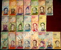 Венесуэла полный набор боливаров от 2 до 20000б. 2007г-2018г. 21 банкнота комплект. UNC.
