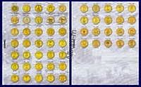 Комплект разделителей для юбилейных 10-ти рублевых стальных монет России