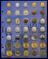 Разделитель для коллекции разменных монет СССР-России 1991-1993гг