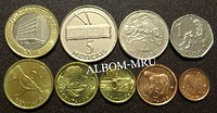 Мозамбик. Годовой набора 9 монет 2006г. 1,5,10,20,50 сентаво и 1,2,5 и 10 метикалов. UNC.