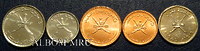 Оман набор 5 монет. 1983-2011г. UNC.
