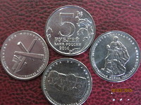 70-лет Победы-выпуск первый(три монеты).