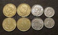 Люксембург 1986-1995г. Жан I IML второй выпуск. 4 монеты (XF)