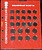 Лист капсульный формата Optima для юбилейных монет России 1, 2, 5 рублей  ( 23 пластиковых ячейки)