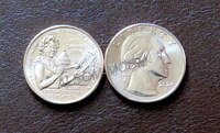 США 25 центов 2024 г. Американские женщины. 12-я монета.  Пэтси Минк. UNC