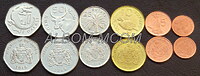 Гамбия 1998-2016г. Набор 6 монет. 1, 5, 10, 25, 50 бутут, 1 даласи. UNC