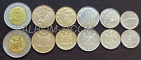 Намибия 2010-2022г. Набор 6 монет. 5, 10, 50 центов, 1, 5, 10 долларов. UNC