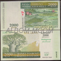 Мадагаскар 2000 ариари 2007-12 год. Пресс. UNC