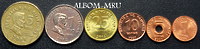 Филиппины 6 монет. 1997-2014г